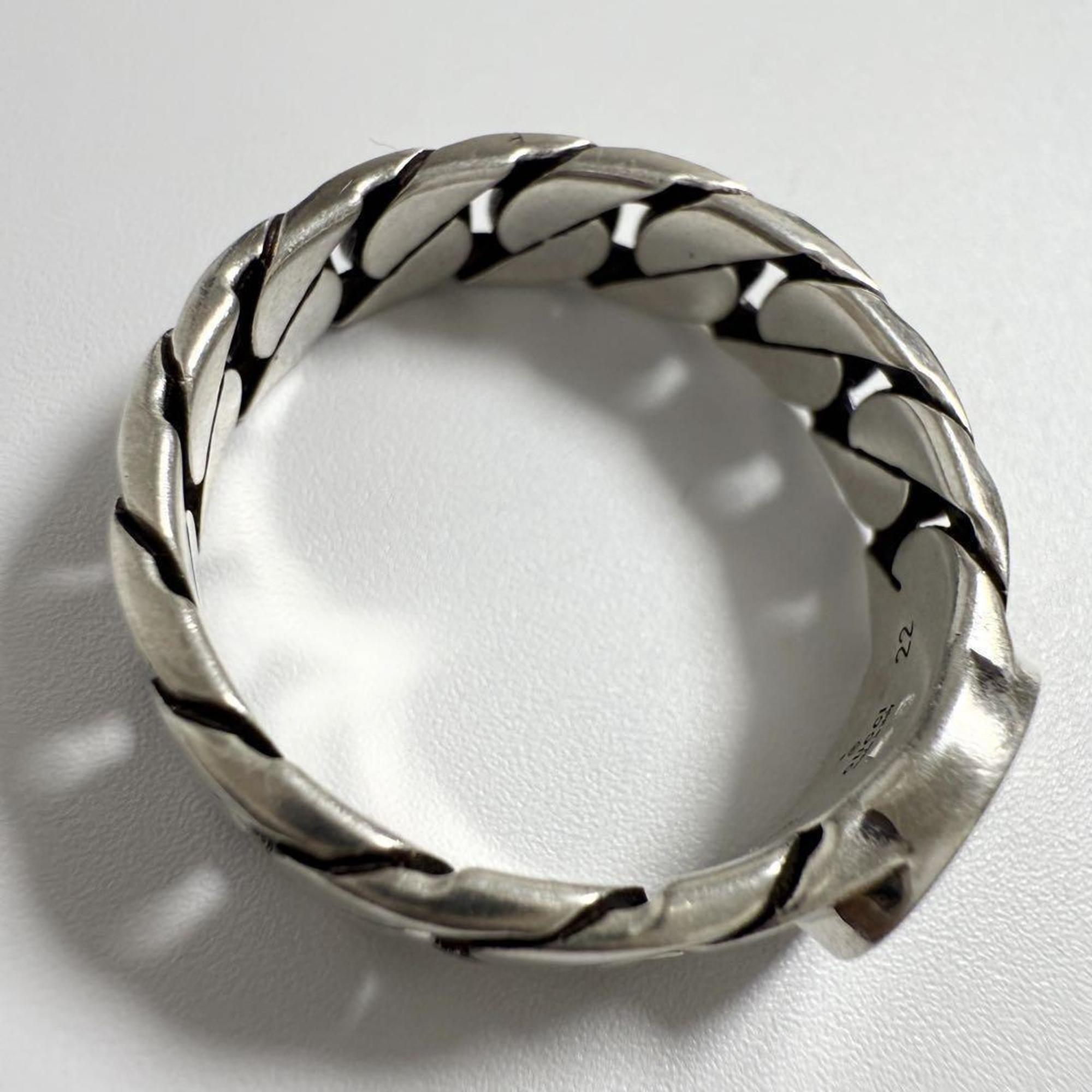 Gucci Silver 925 Band Ring (Pre-Owned)