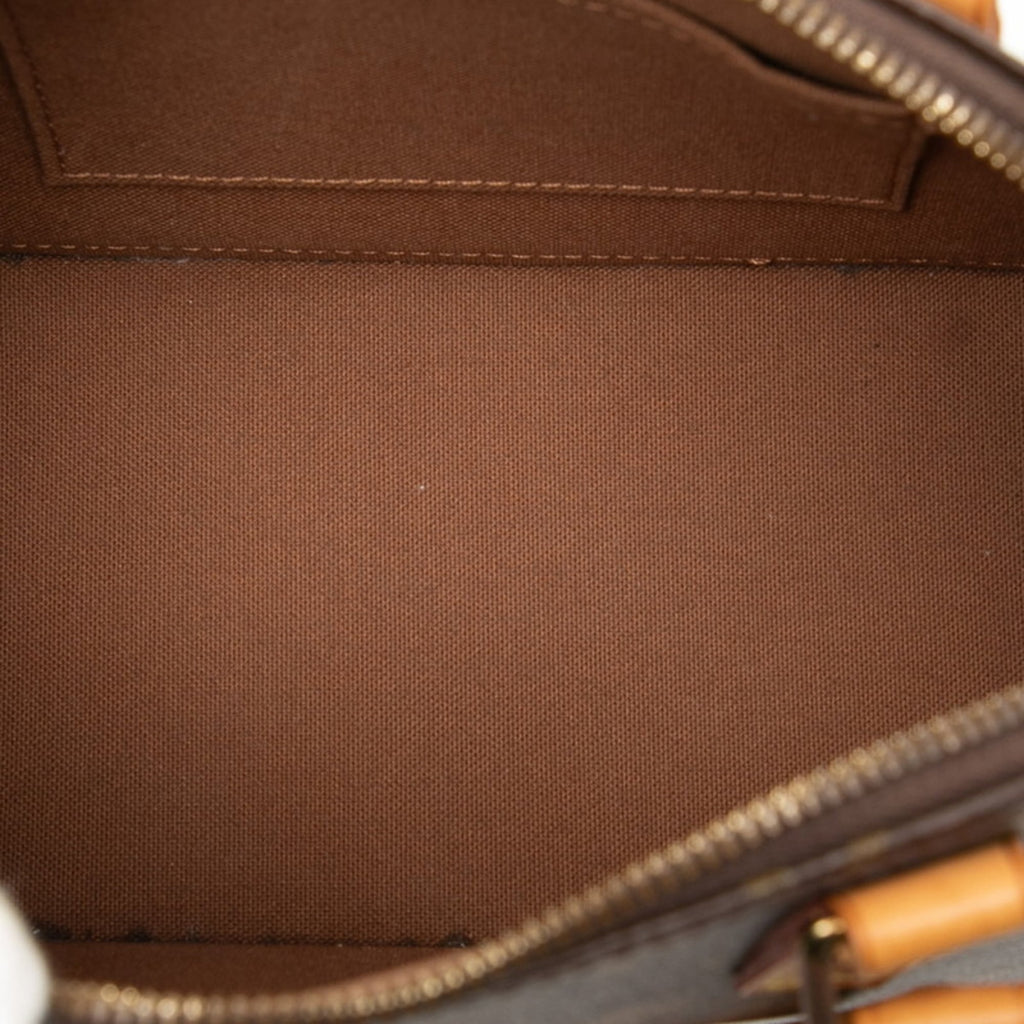 Louis Vuitton Brown Pvc Leather Handbag Shoulder Bag
