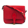 Louis Vuitton Epi Cartouchiere M52247 Women's Shoulder Bag Castilian Red