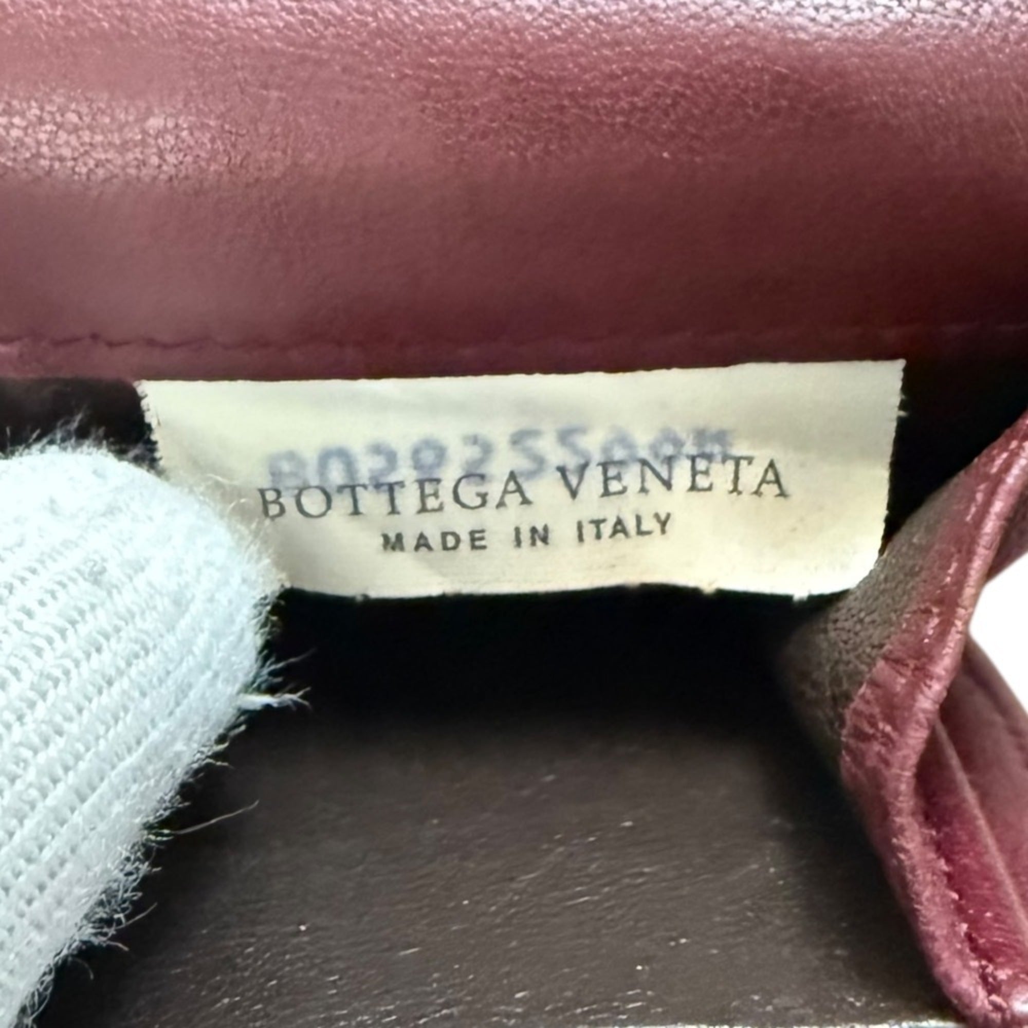 Bottega Veneta Bordeaux Intrecciato Long Wallet (Bi-Fold)