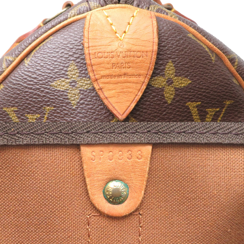 Louis Vuitton Brown Monogram Boston Bag