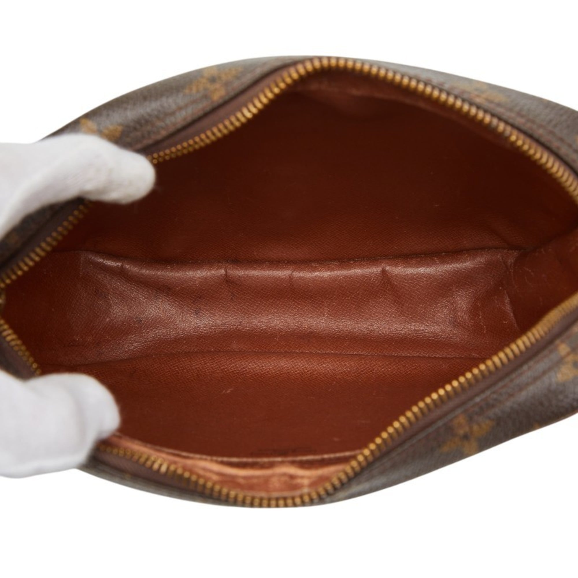Louis Vuitton Brown Pvc Leather Shoulder Bag