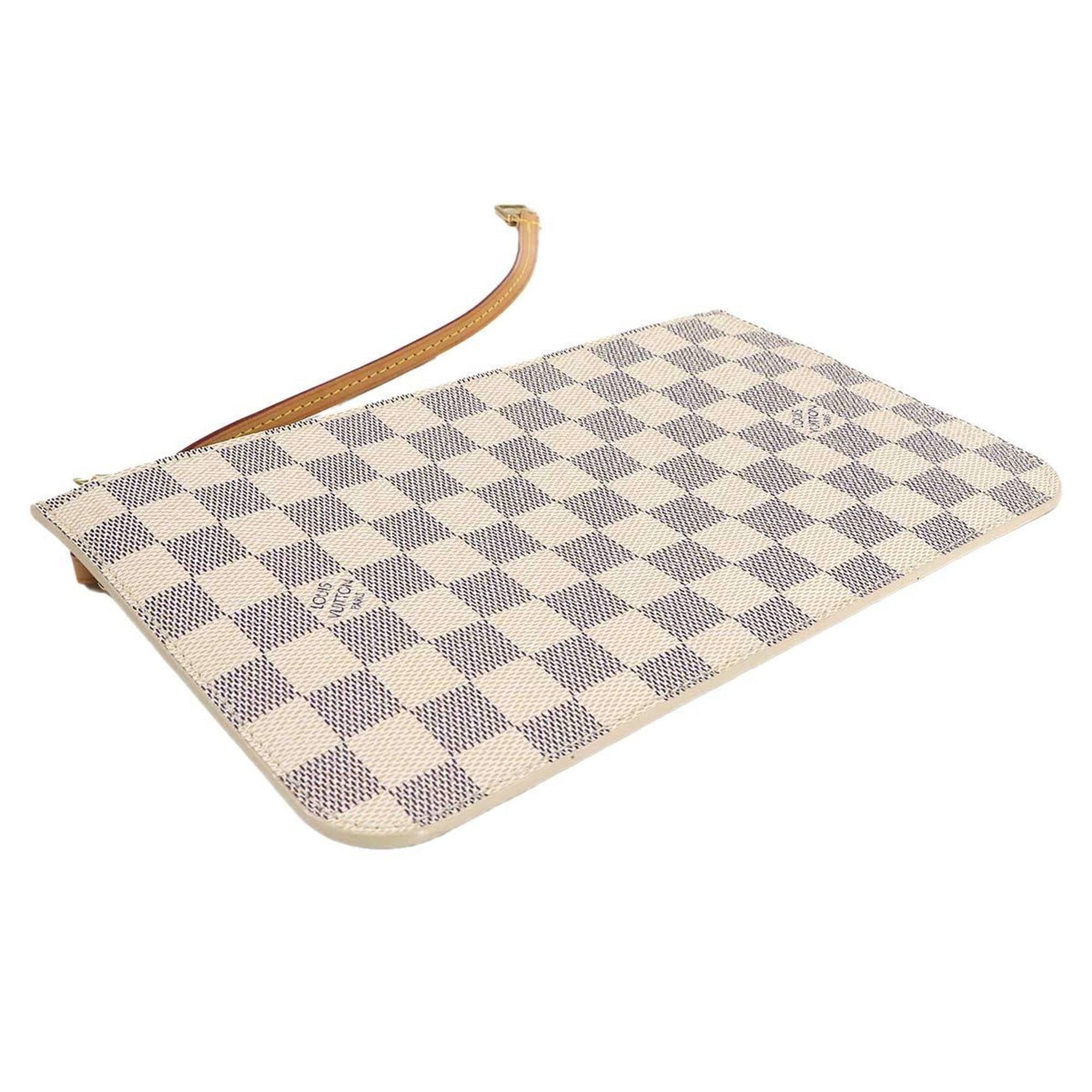 Louis Vuitton Beige Damier Azur Damier Azur Pouch
