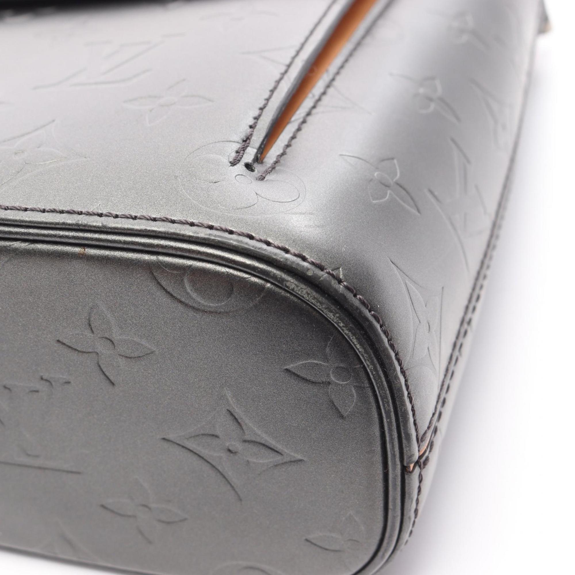 Louis Vuitton Black Leather Shoulder Bag