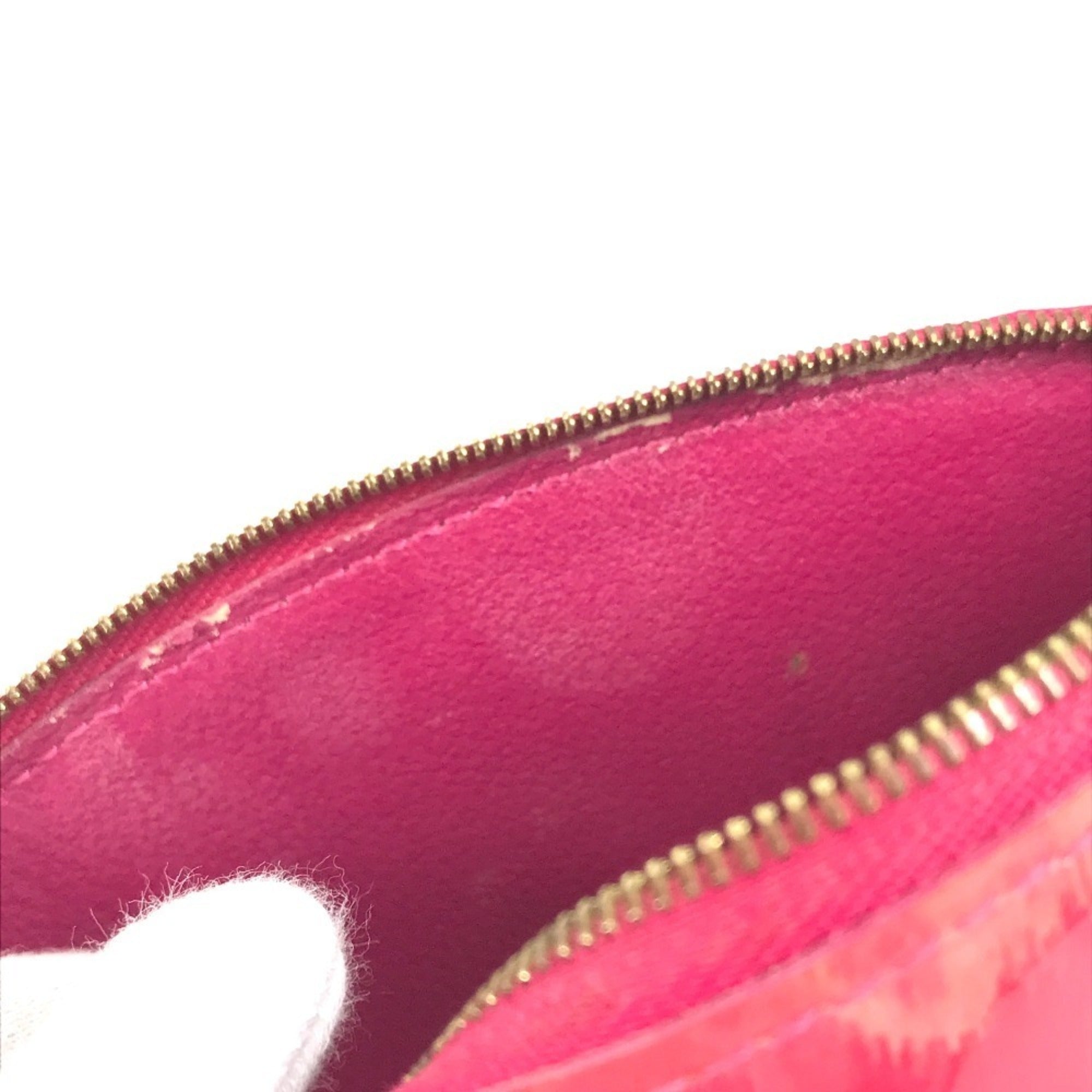 Louis Vuitton Pink Monogram Vernis Pochette Pouch