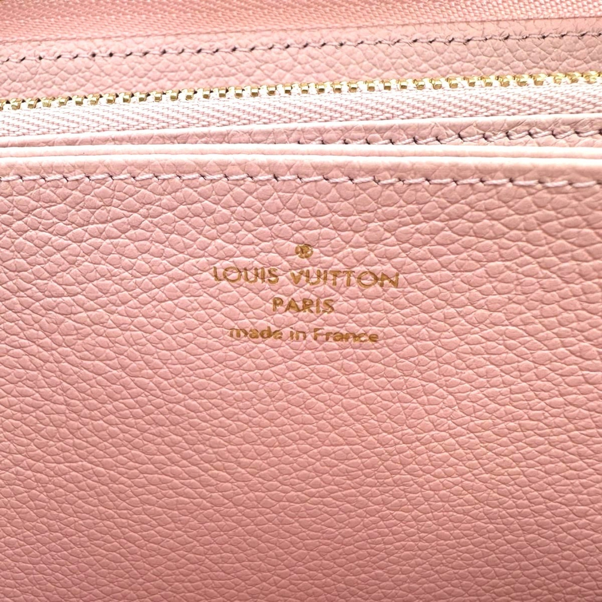 Louis Vuitton Monogram Empreinte Pink Monogram Empreinte Long Wallet