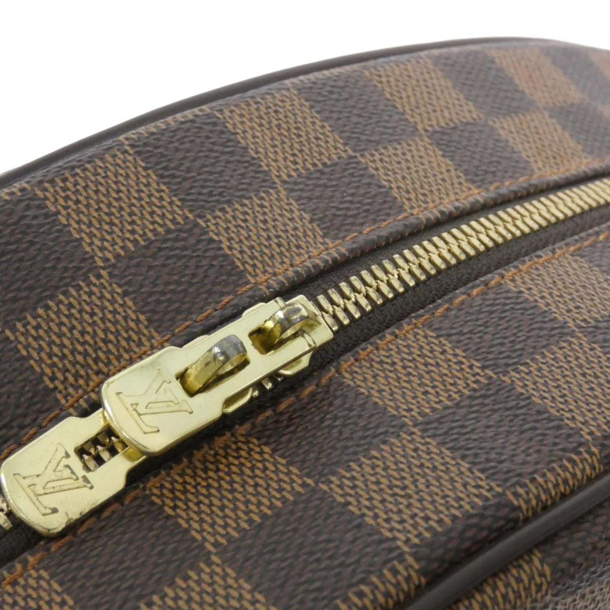 Louis Vuitton Ebene Coated Canvas Handbag
