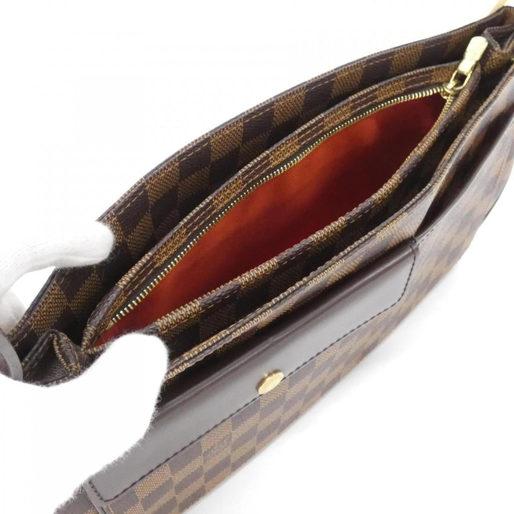 Louis Vuitton Brown Coated Canvas Shoulder Bag