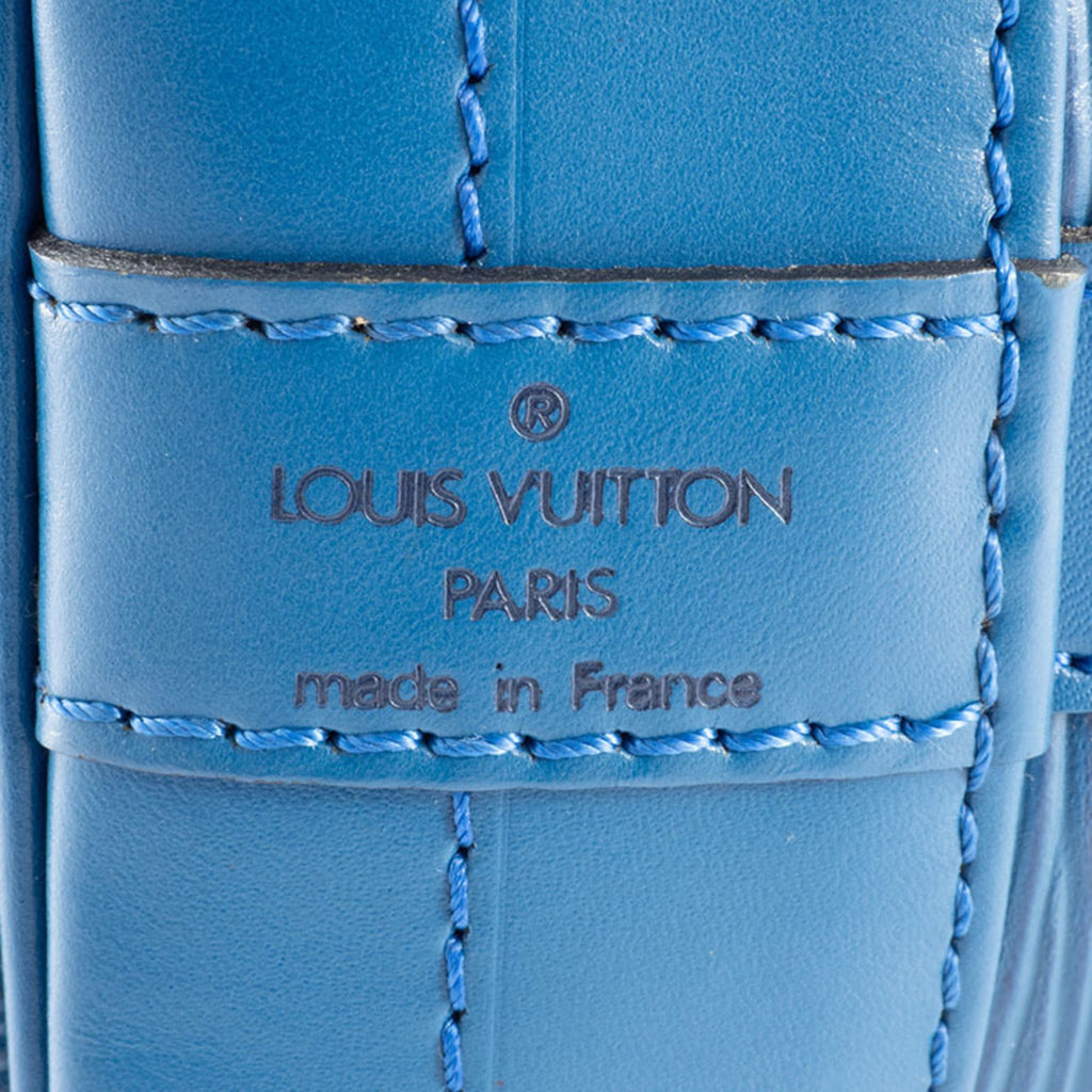 Louis Vuitton Toledo Blue Epi Leather Shoulder Bag