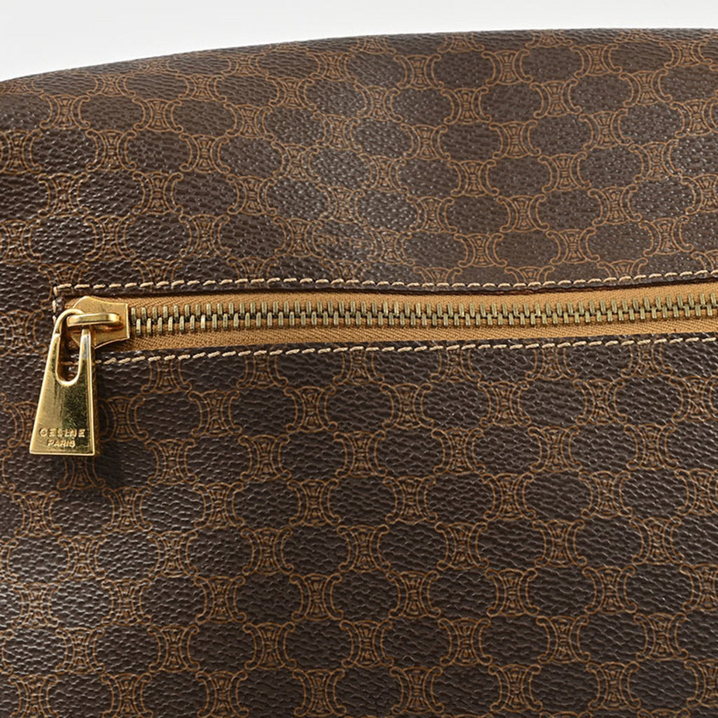 Celine Brown Pvc Leather Shoulder Bag
