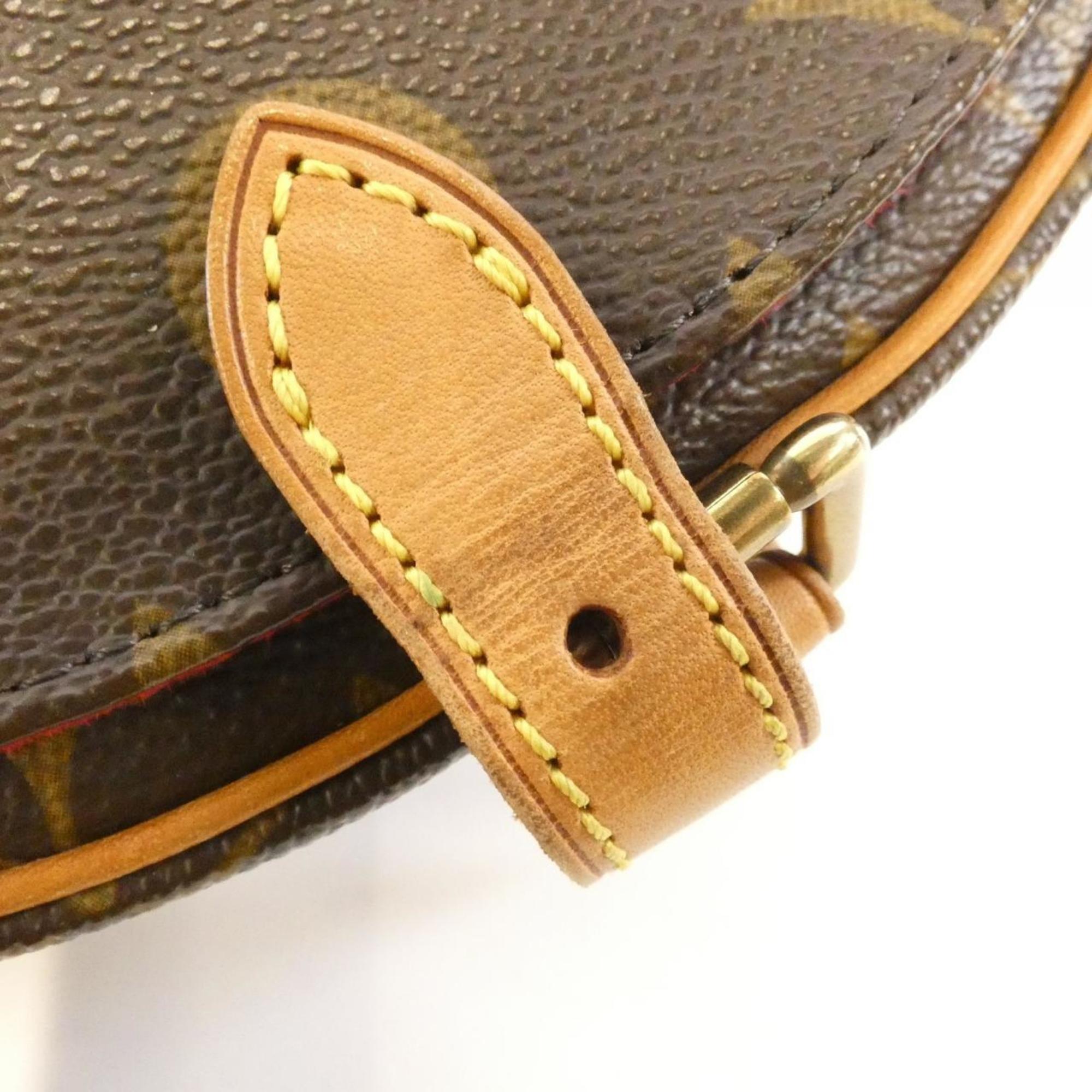 Louis Vuitton Marron Coated Canvas Shoulder Bag