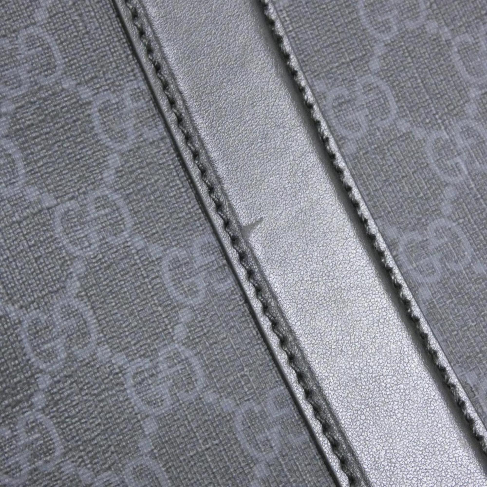 Gucci Black Gray Gg Supreme Handbag (Pre-Owned)