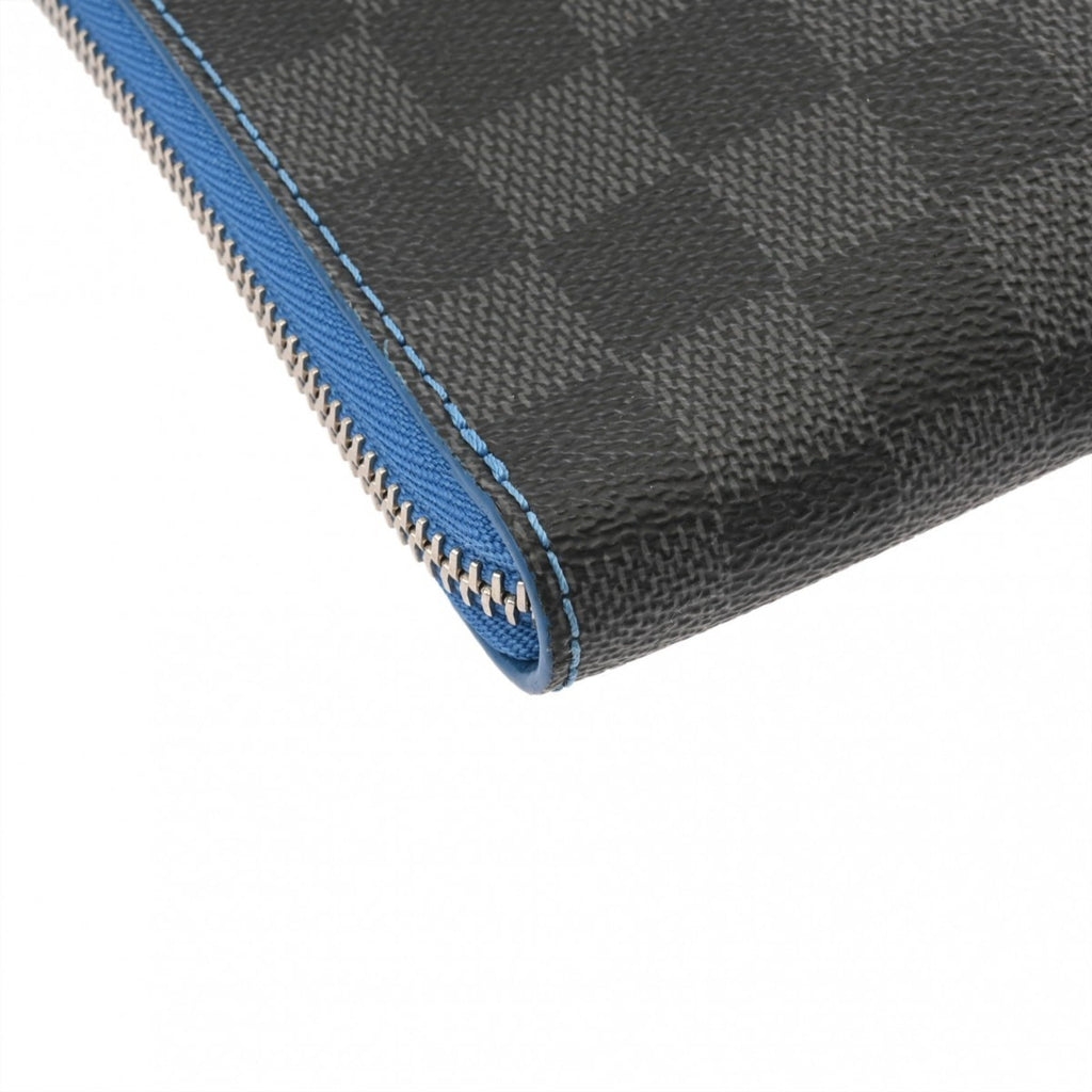 Louis Vuitton Black Gray Damier Canvas Clutch Bag Pochette