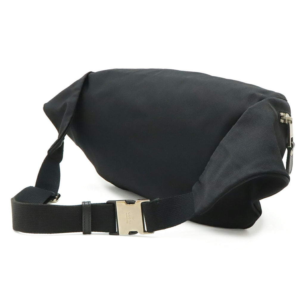 Gucci Black Nylon Canvas Sling Bag (Pre-Owned)