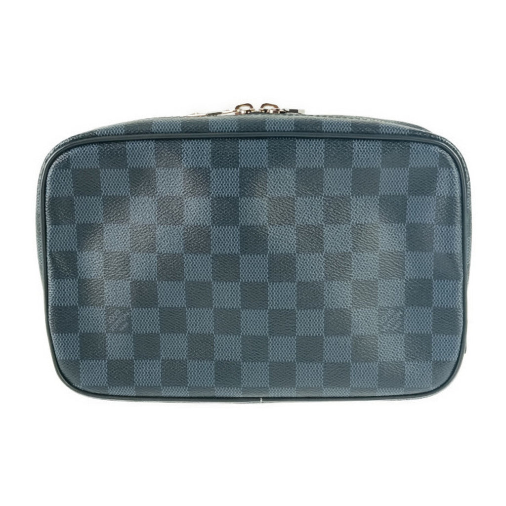 Louis Vuitton Damier Cobalt Navy Canvas Clutch Bag Pouch