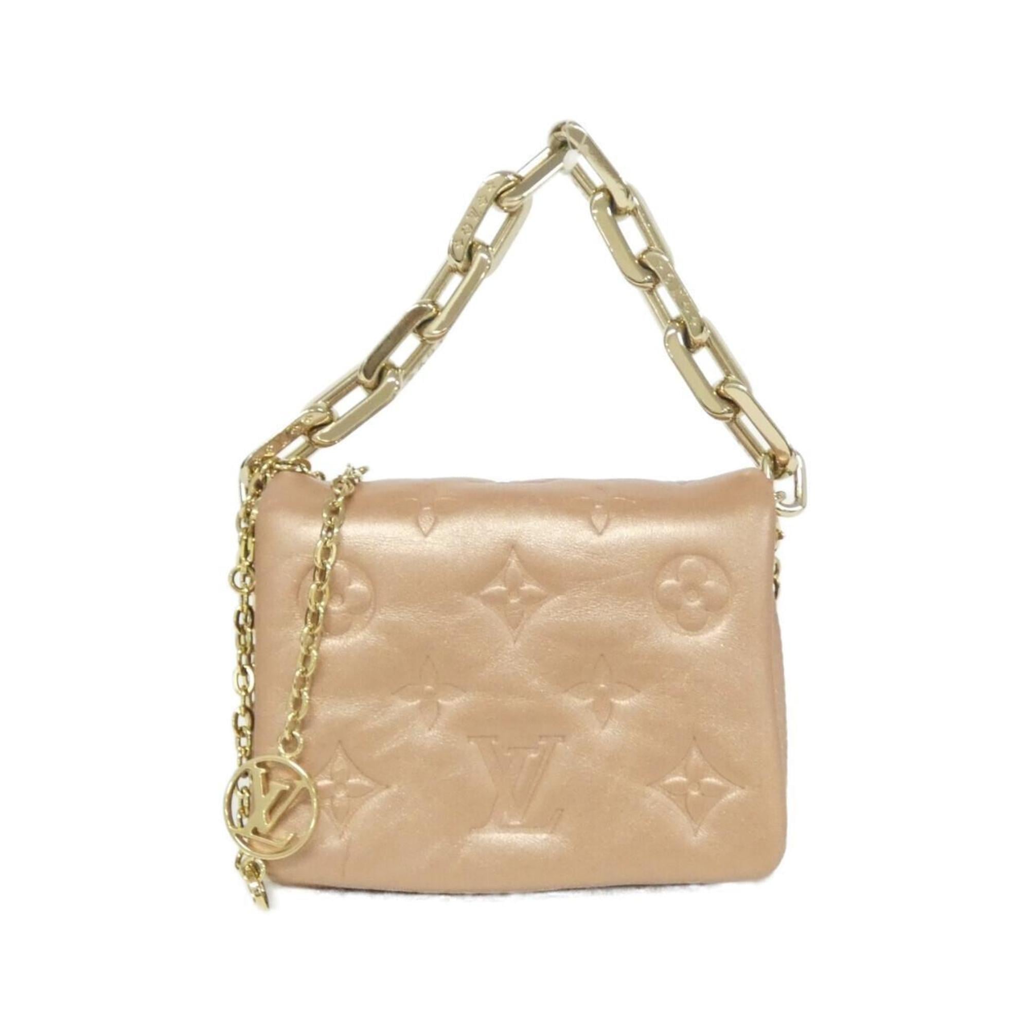 Louis Vuitton Pink Rose Leather Shoulder Bag