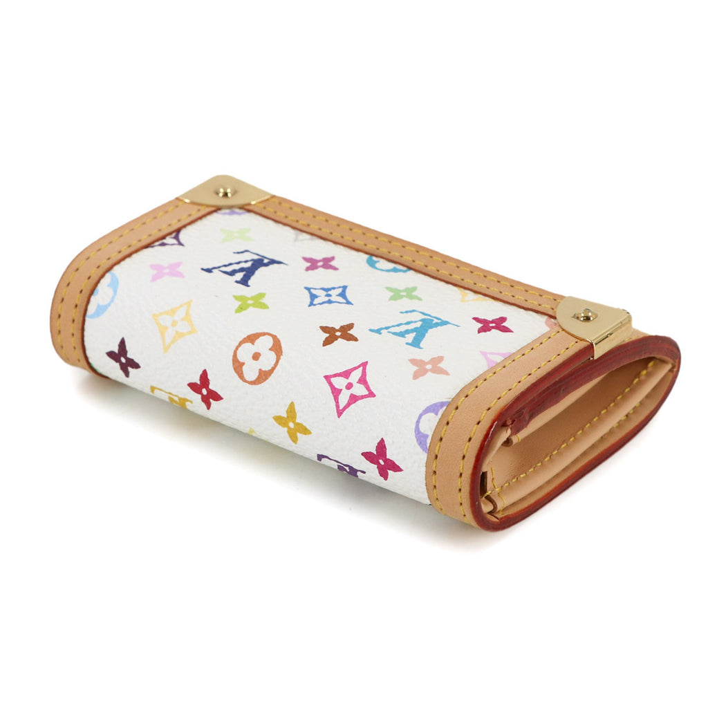 Louis Vuitton Blanc Monogram Multicolore Coin Purse/Coin Case