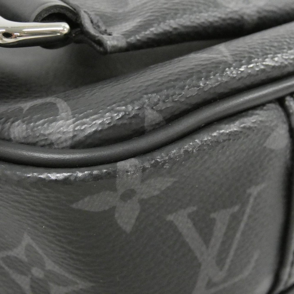 Louis Vuitton Black Coated Canvas Shoulder Bag