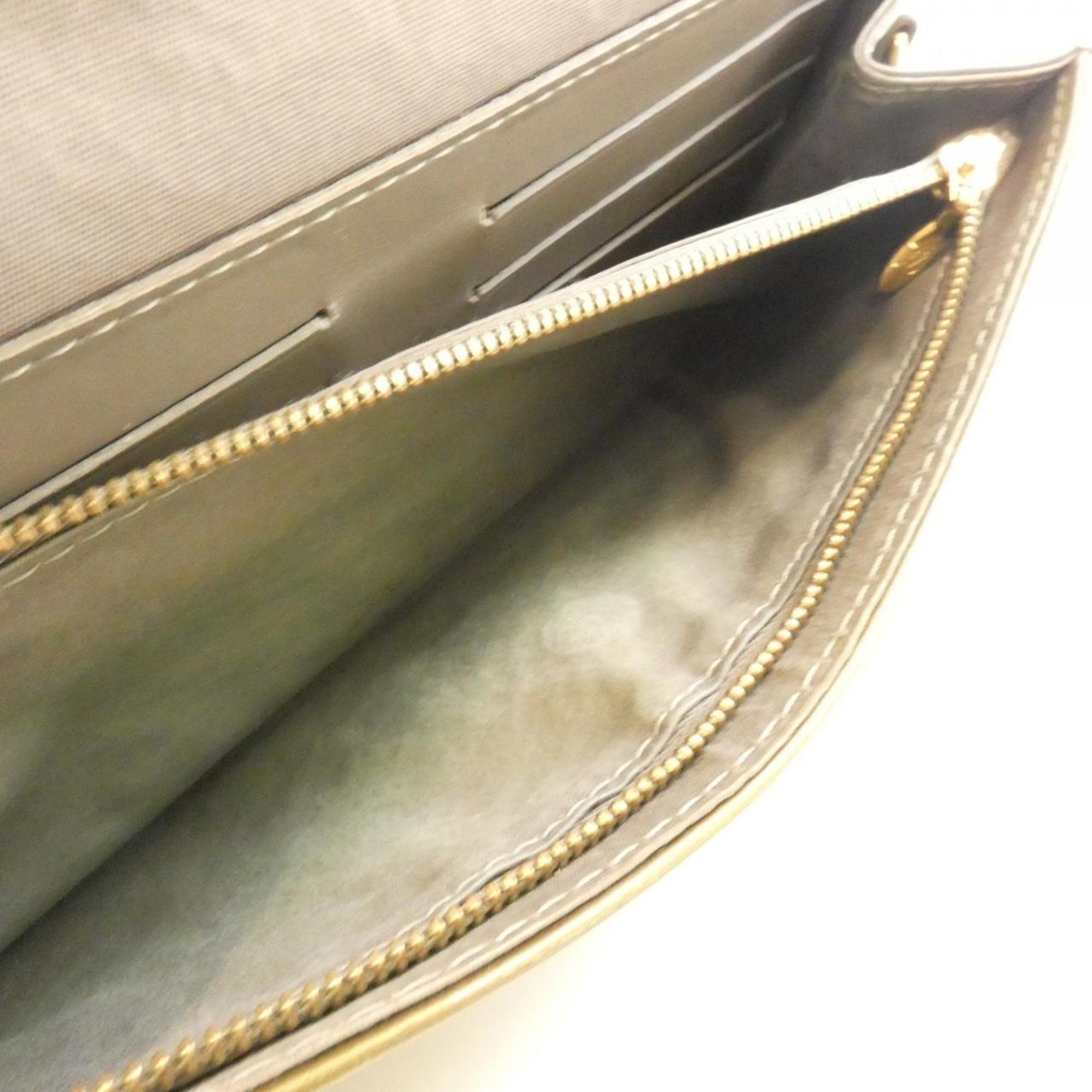 Louis Vuitton Gris Art Deco Leather Shoulder Bag