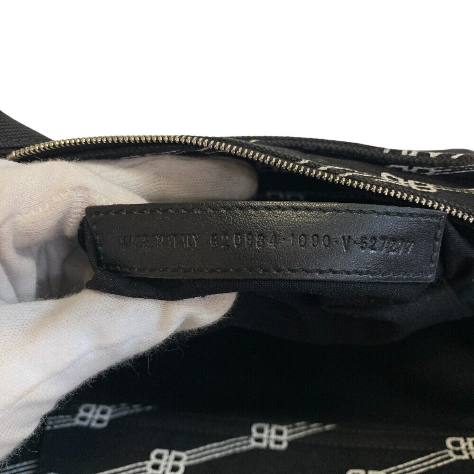 Balenciaga Black Canvas Hand