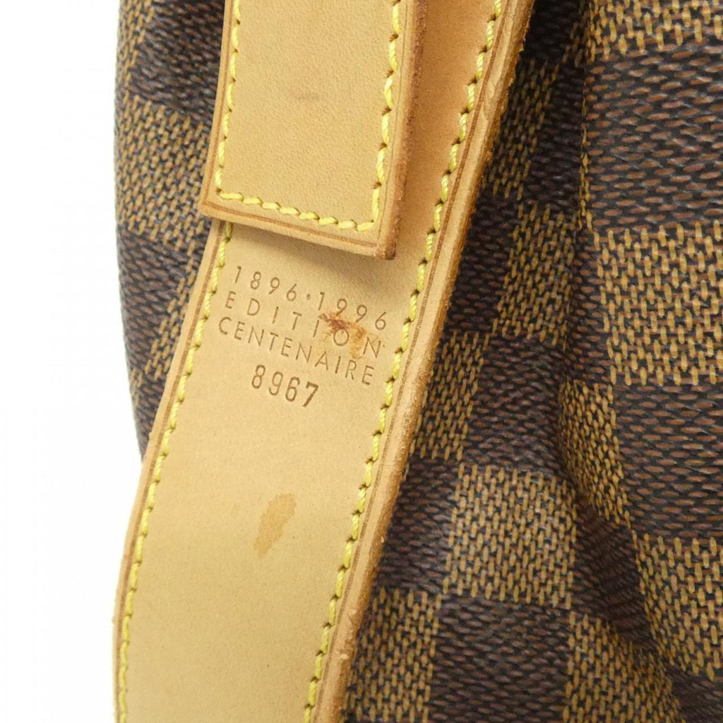 Louis Vuitton Brown Coated Canvas Shoulder Bag