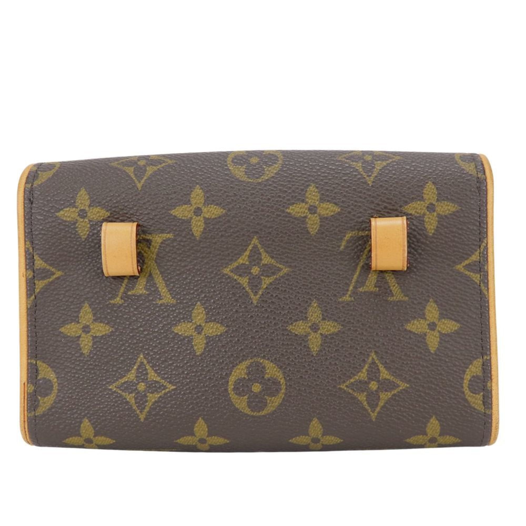 Louis Vuitton Monogram Brown Monogram Leather Fanny Pack Pochette
