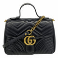 Gucci Black Leather Handbag (Pre-Owned)