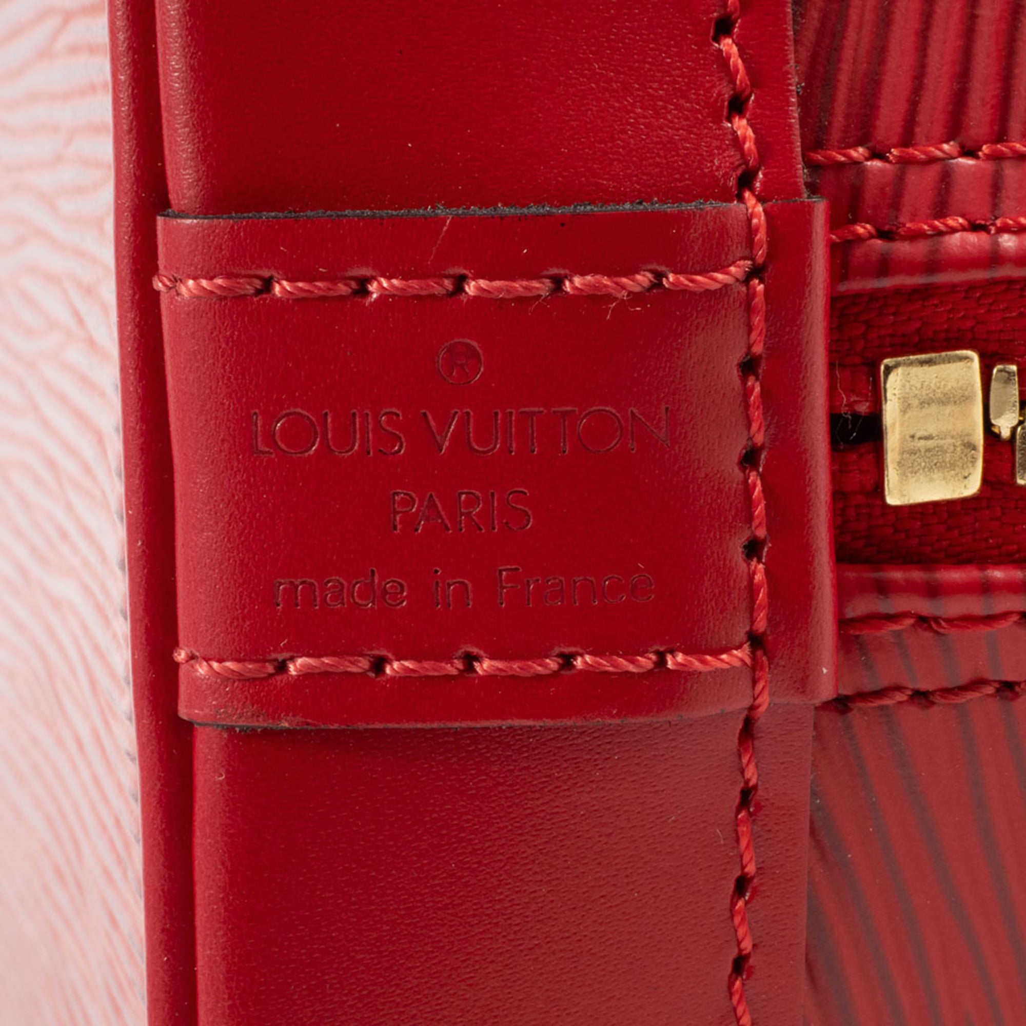 Louis Vuitton Castilian Red Epi Leather Handbag