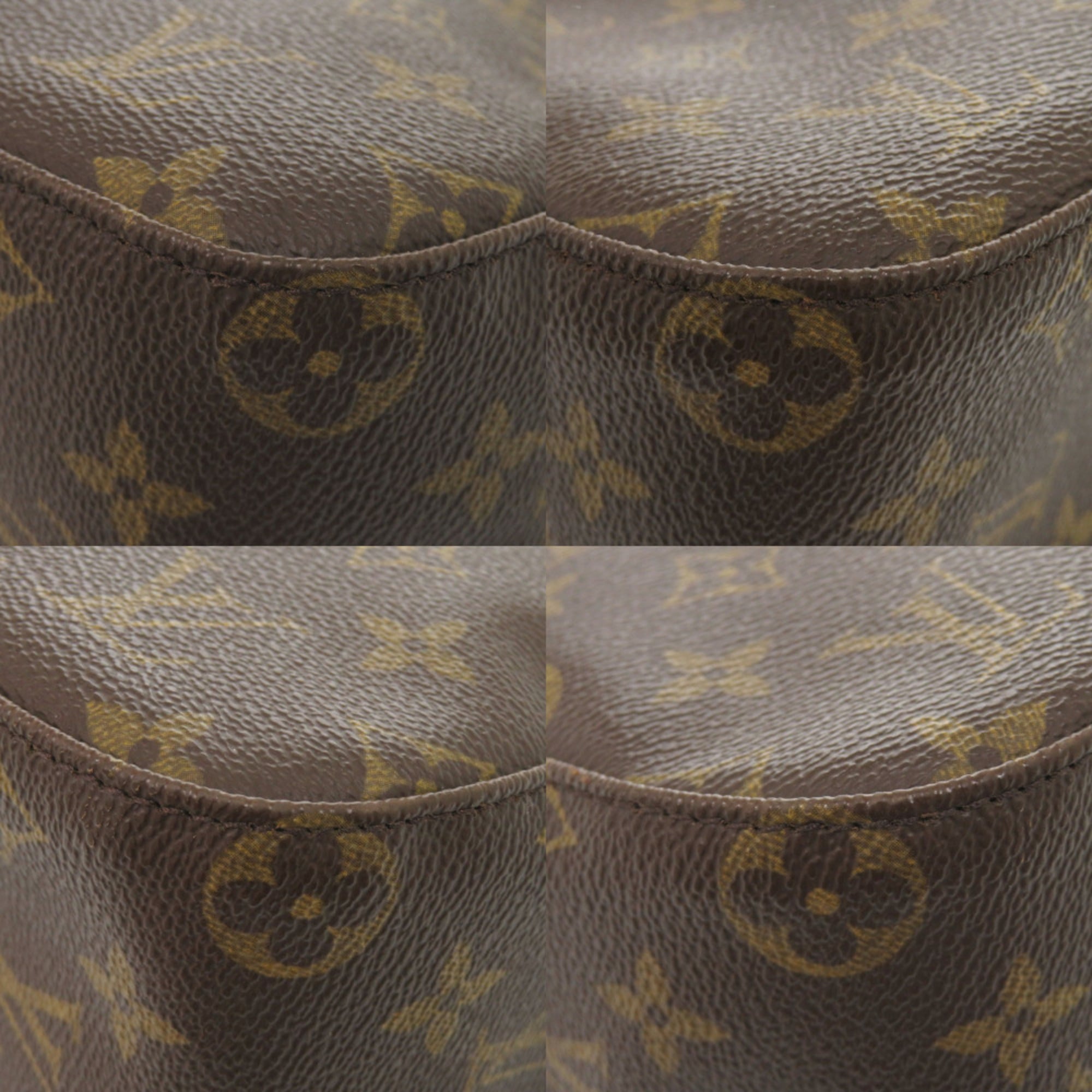 Louis Vuitton Brown Monogram Canvas Shoulder Bag