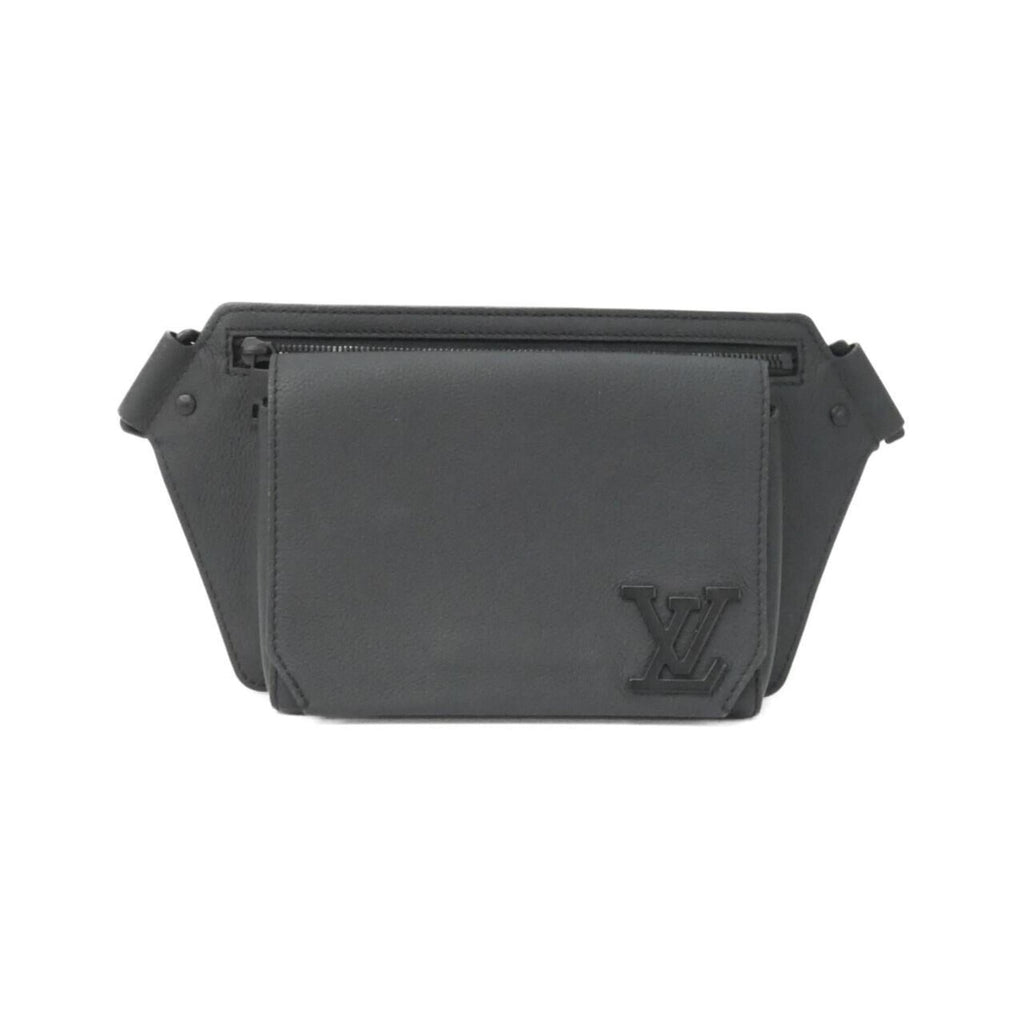 Louis Vuitton Black Leather Shoulder Bag