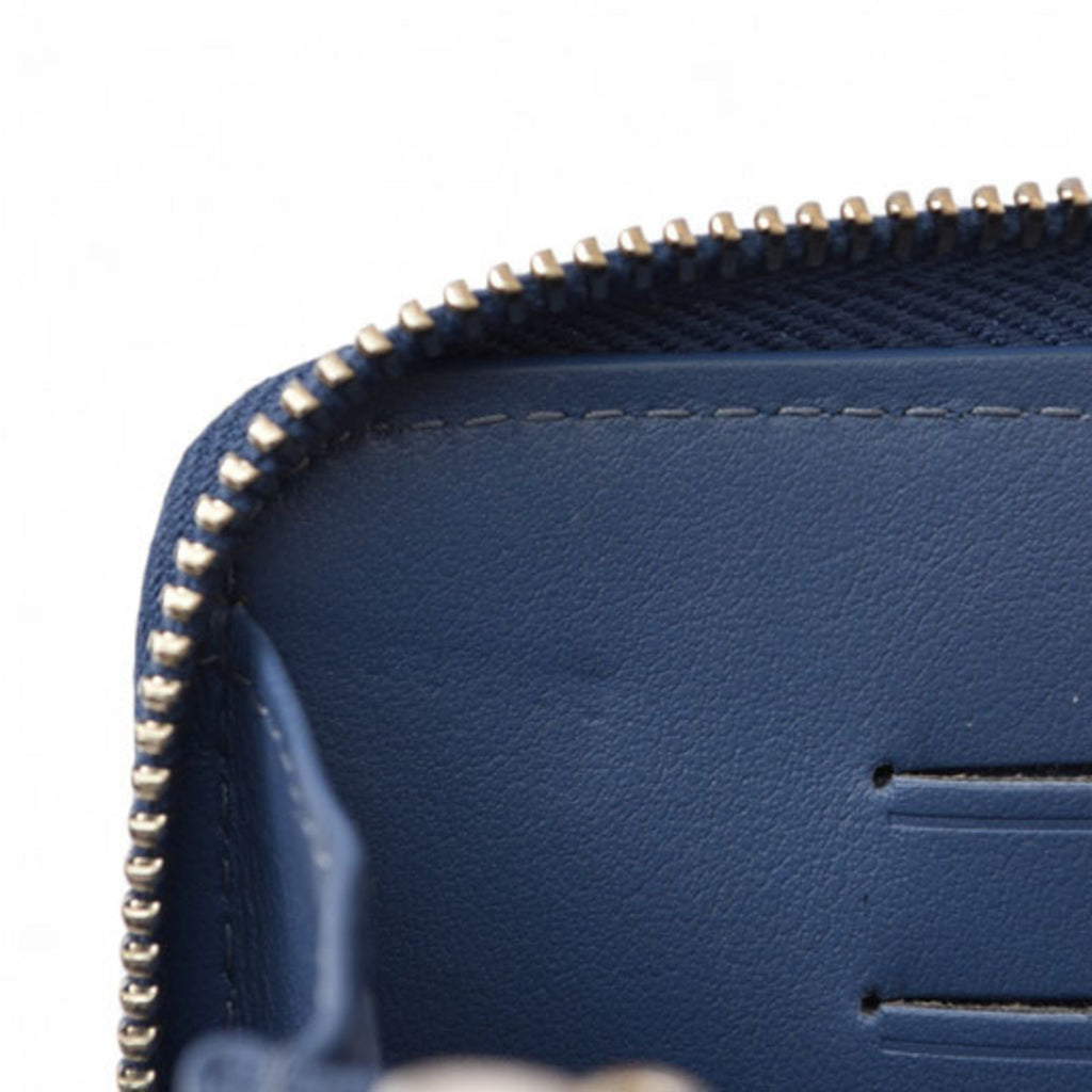 Chanel Blue Tweed Wallet (Bi-Fold)
