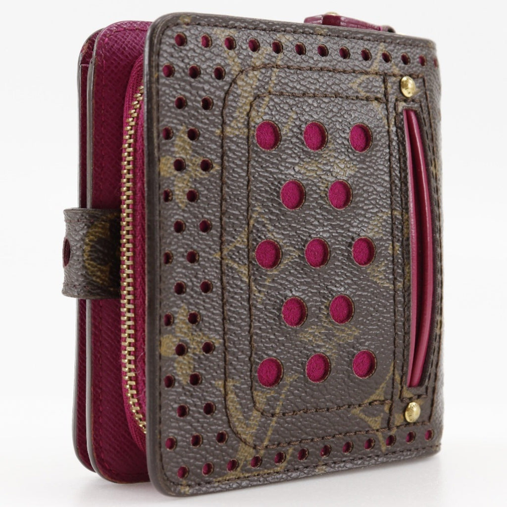 Louis Vuitton Brown Fuchsia Monogram Pink Monogram Wallet