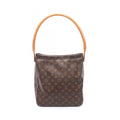 Louis Vuitton Brown Coated Canvas Leather Shoulder Bag