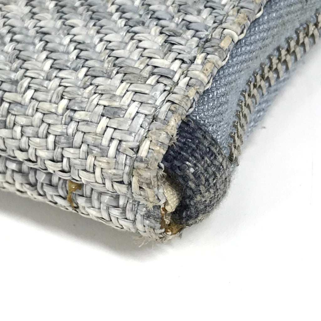 Chanel Blue Canvas Clutch Bag Pouch