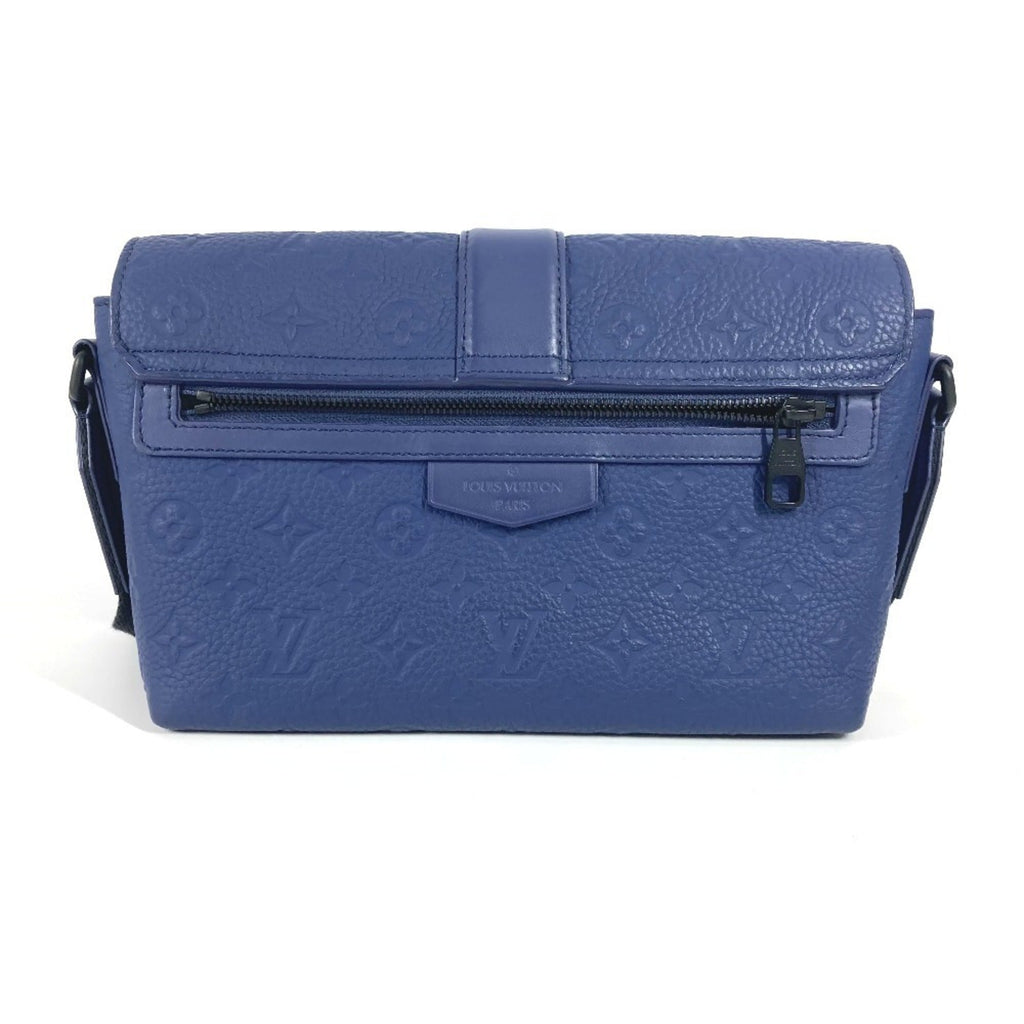 Louis Vuitton Blue Leather Shoulder Bag
