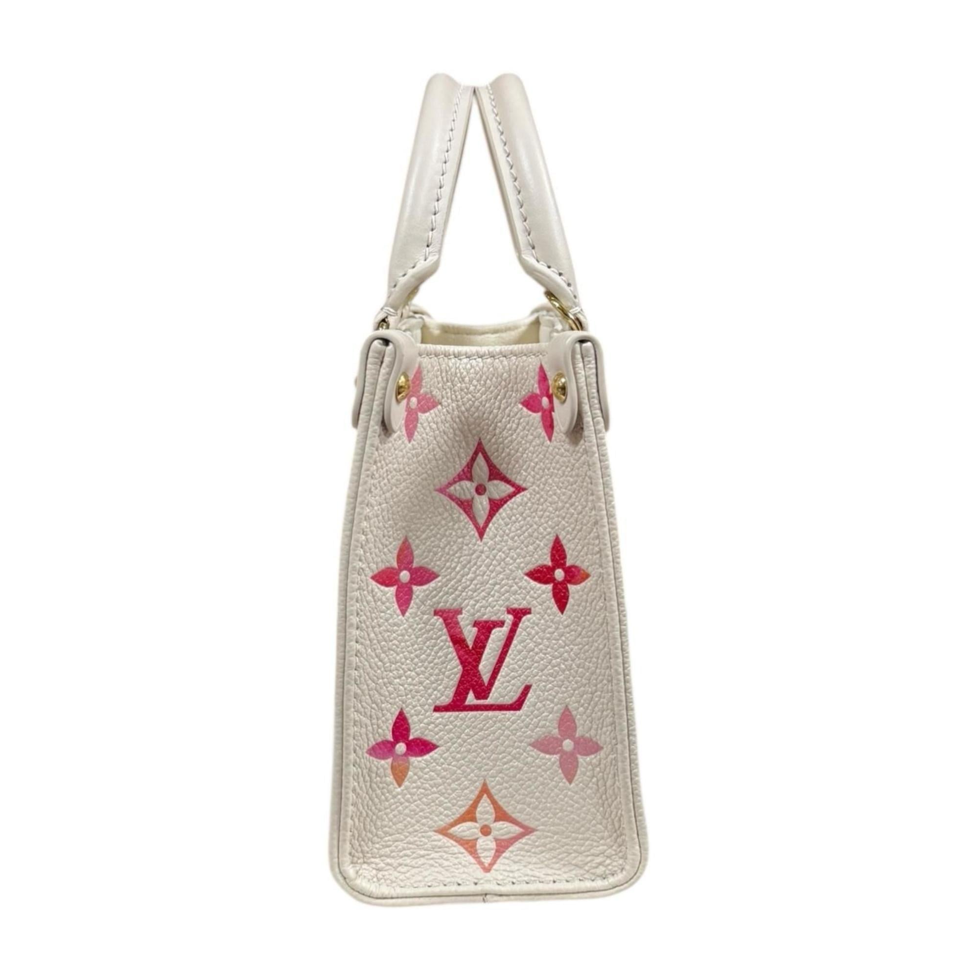 Louis Vuitton Orange Pink White Monogram Empreinte Shoulder Bag