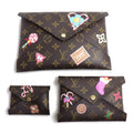 Louis Vuitton Brown Monogram Clutch Bag