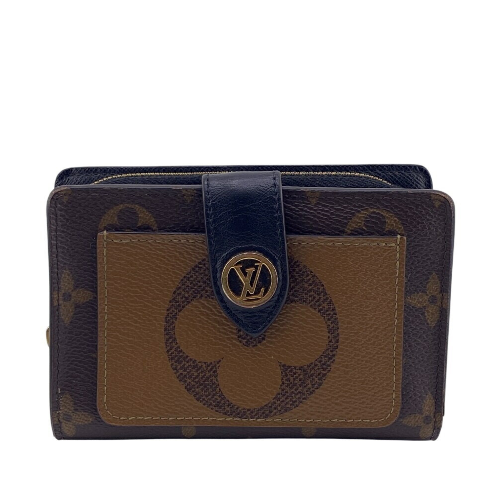 Louis Vuitton Brown Leather Wallet