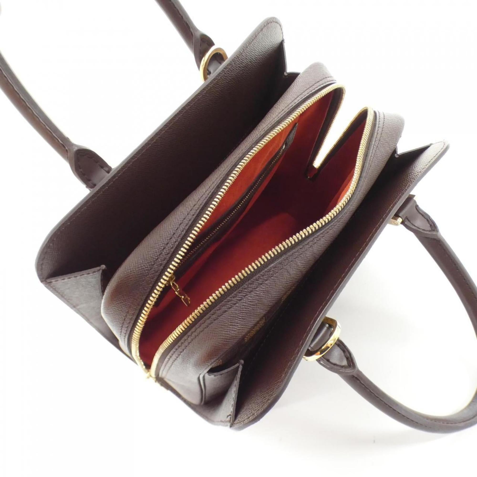 Louis Vuitton Ebene Coated Canvas Handbag