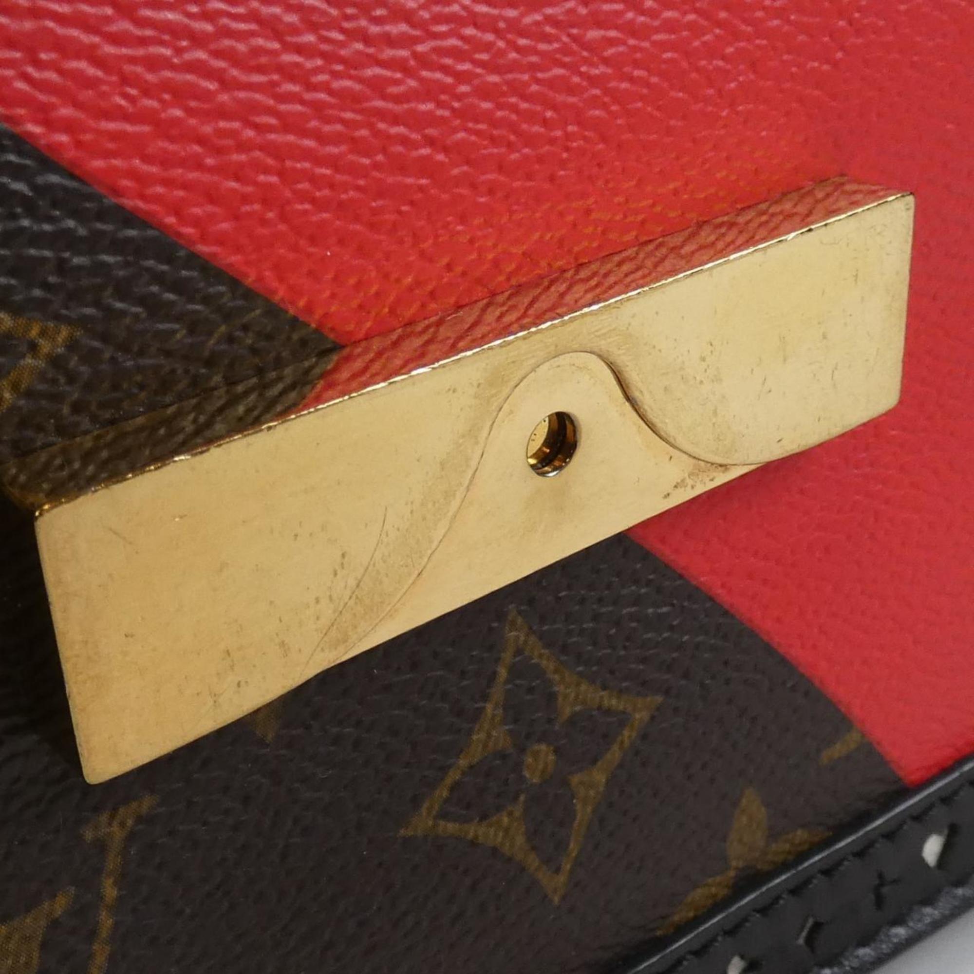 Louis Vuitton Monogram Marron Coated Canvas Shoulder Bag