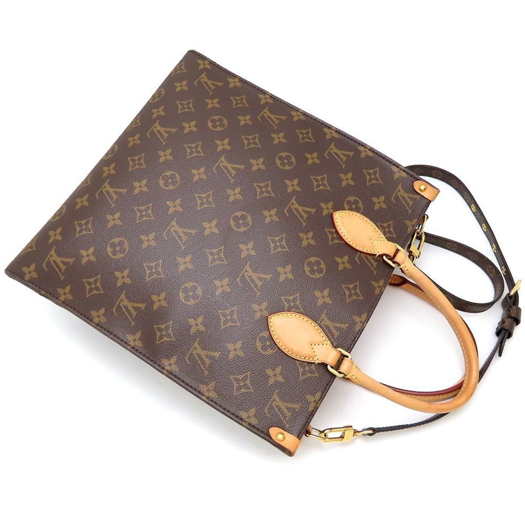 Louis Vuitton Monogram Brown Canvas Tote Bag