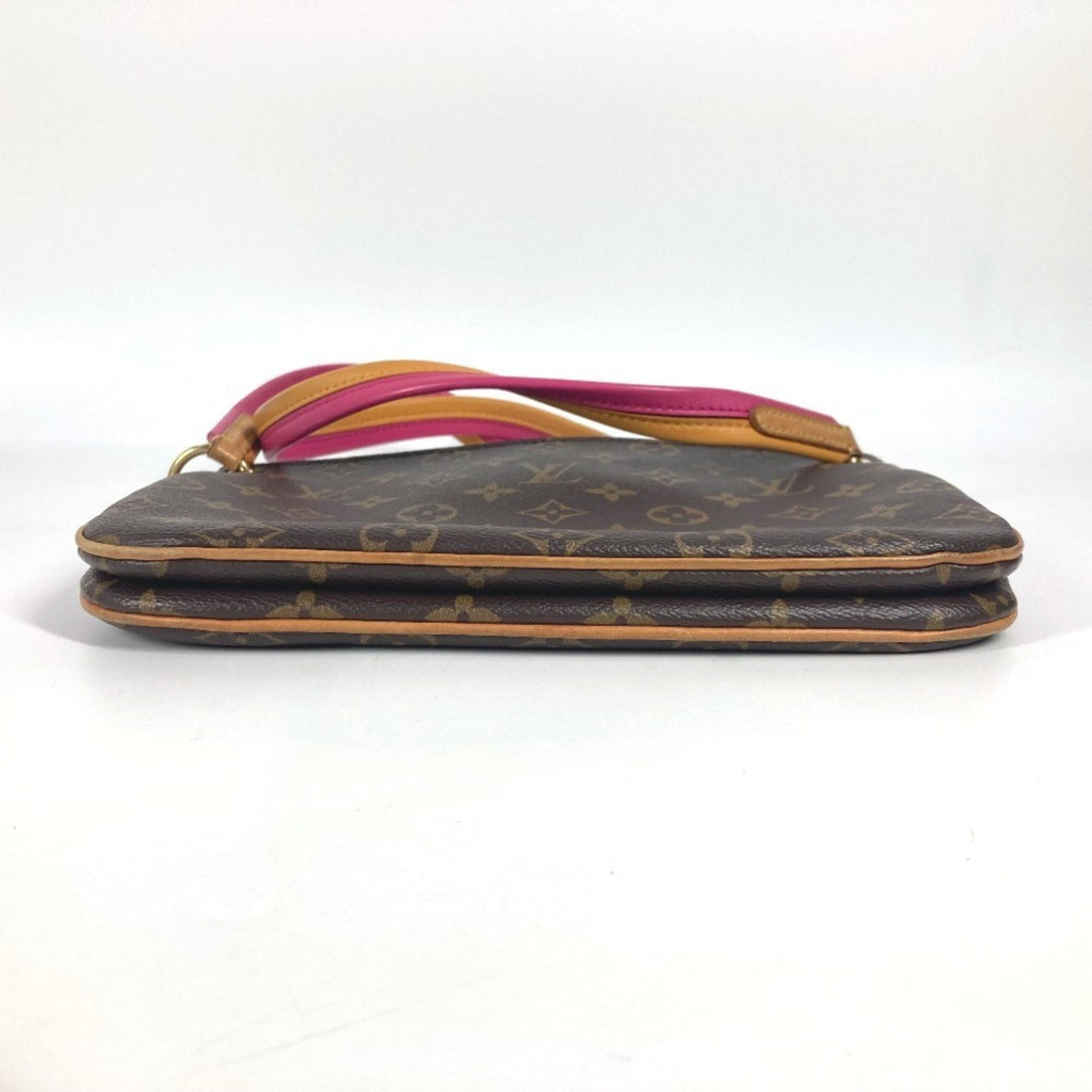 Louis Vuitton Brown Monogram Pink Monogram Pochette Shoulder Bag