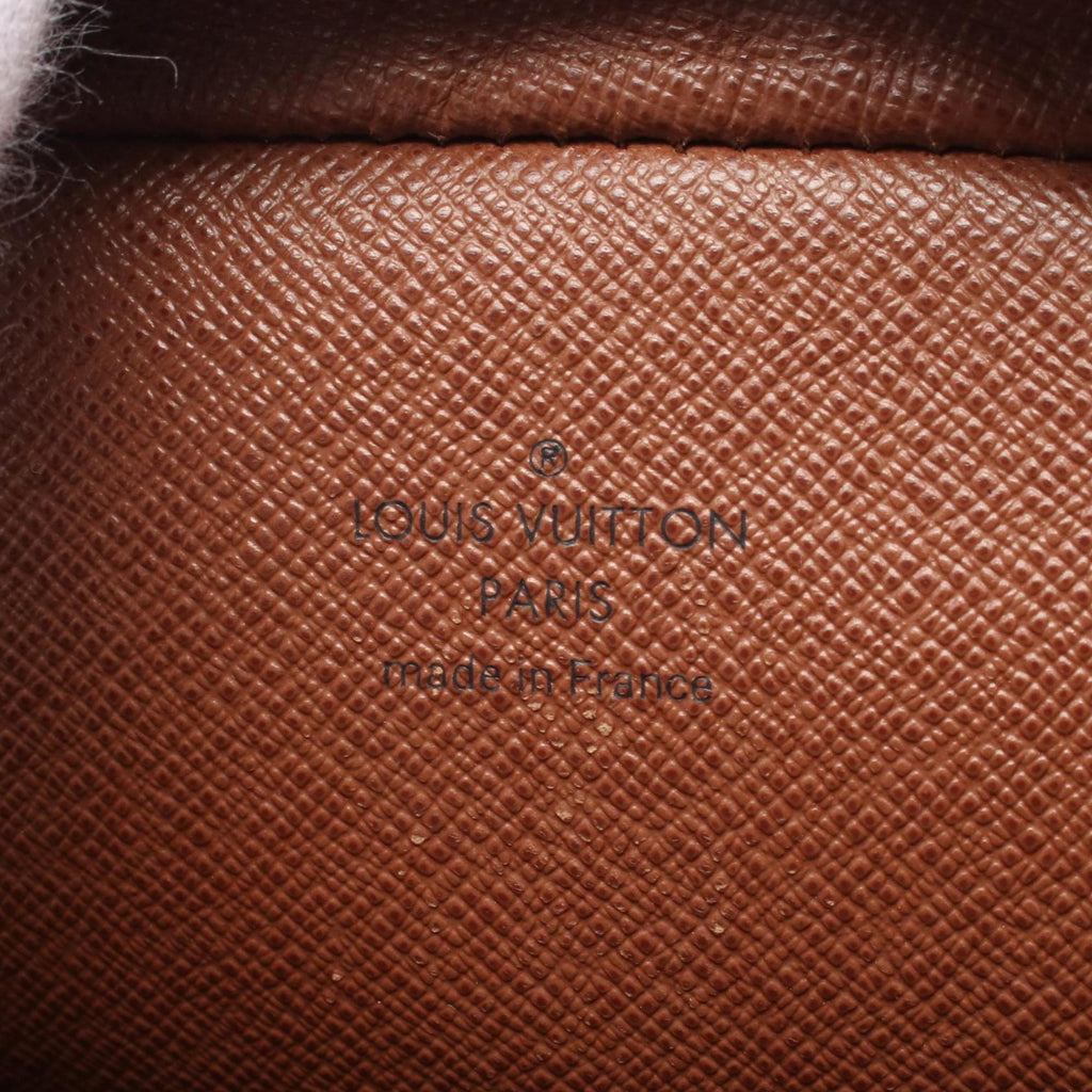 Louis Vuitton Monogram Brown Coated Canvas Leather Shoulder Bag