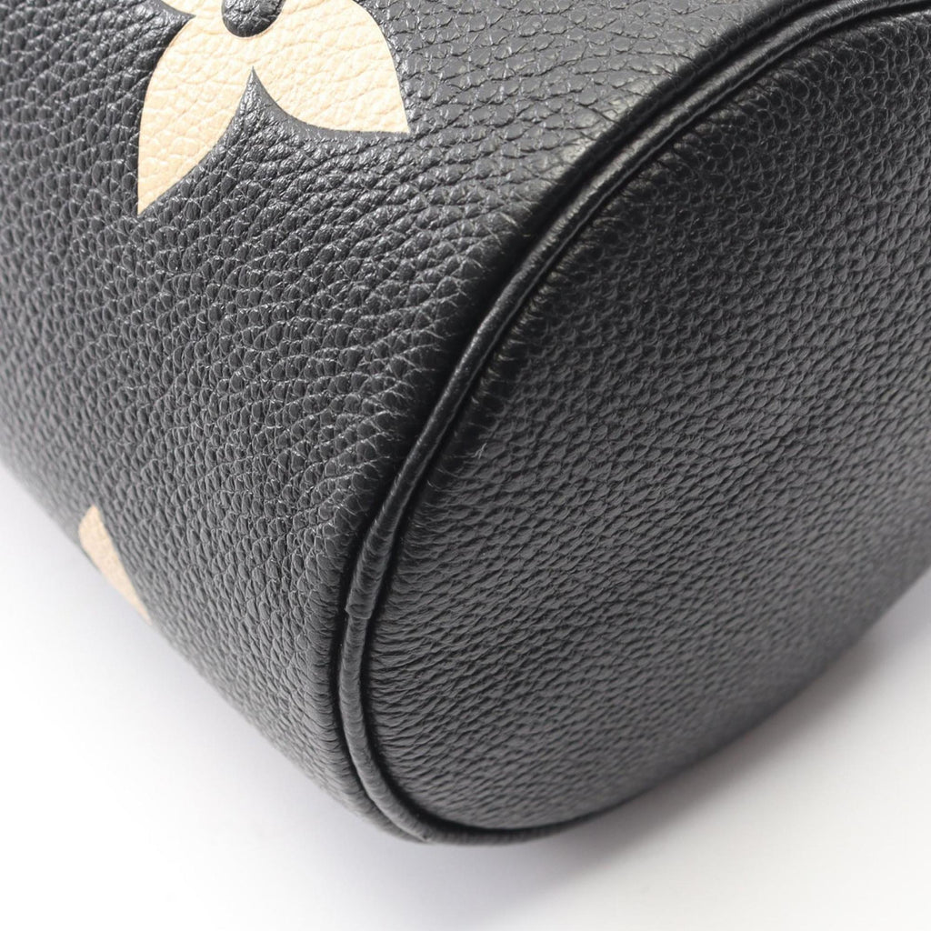 Louis Vuitton Beige Black Monogram Empreinte Handbag