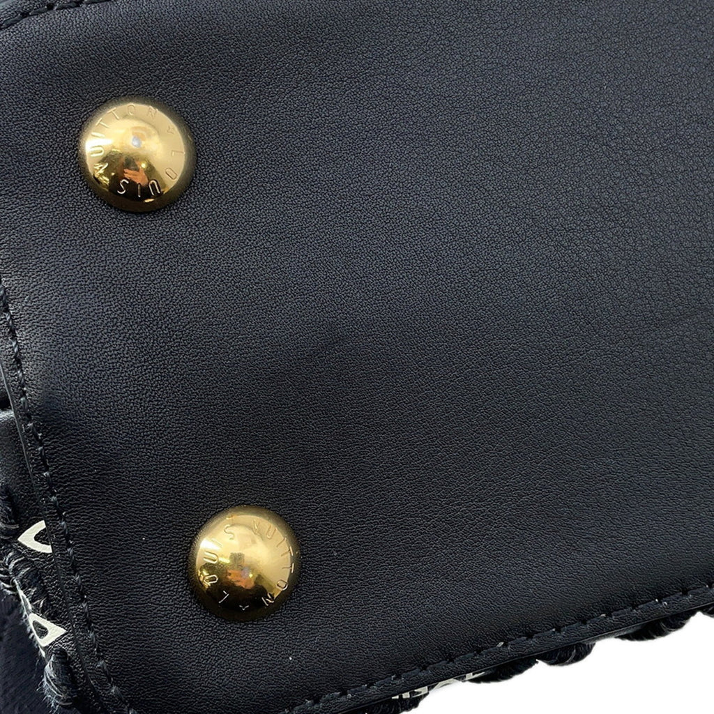Louis Vuitton Black Noir Leather Handbag