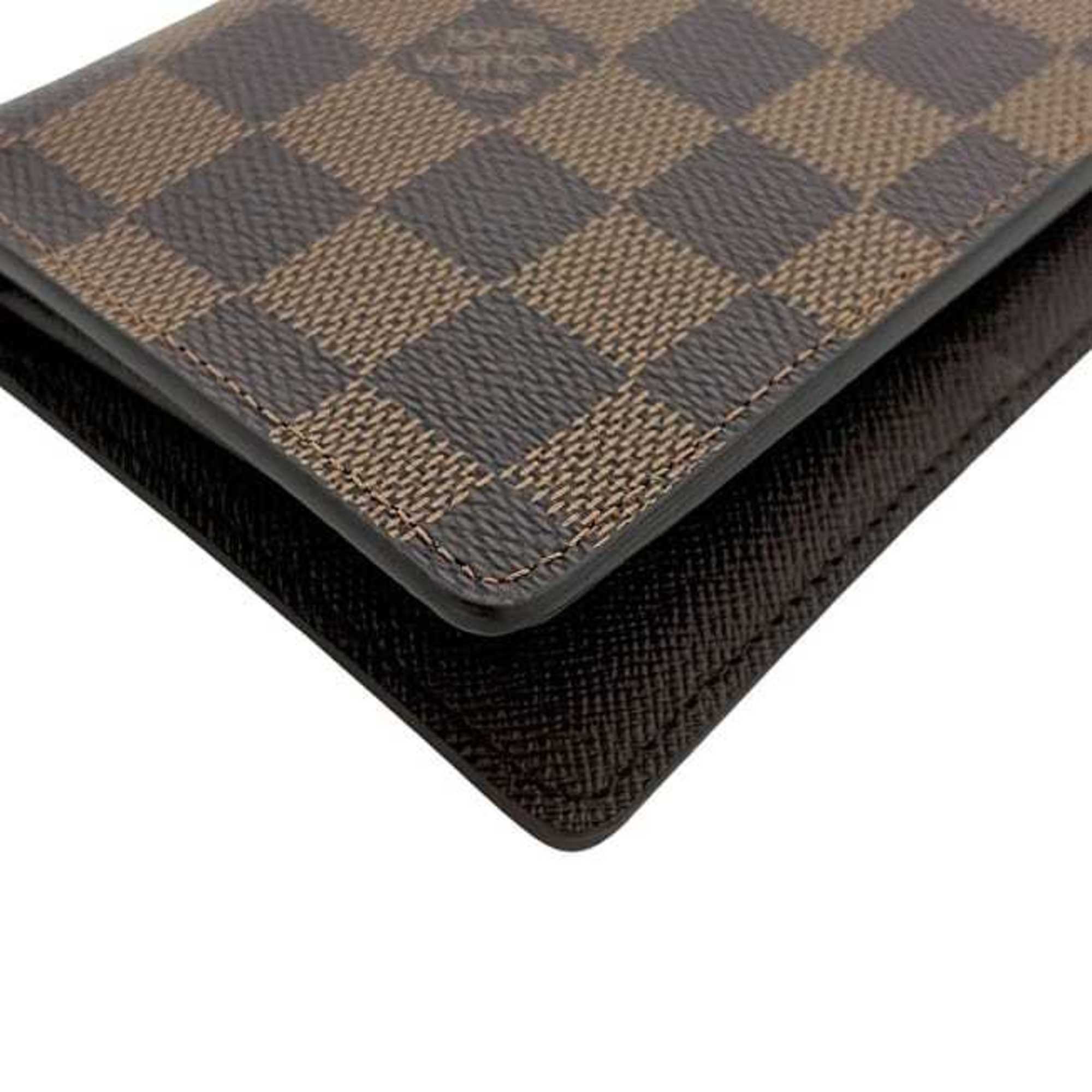Louis Vuitton Brown Damier Canvas Ebene Damier Canvas Long Wallet