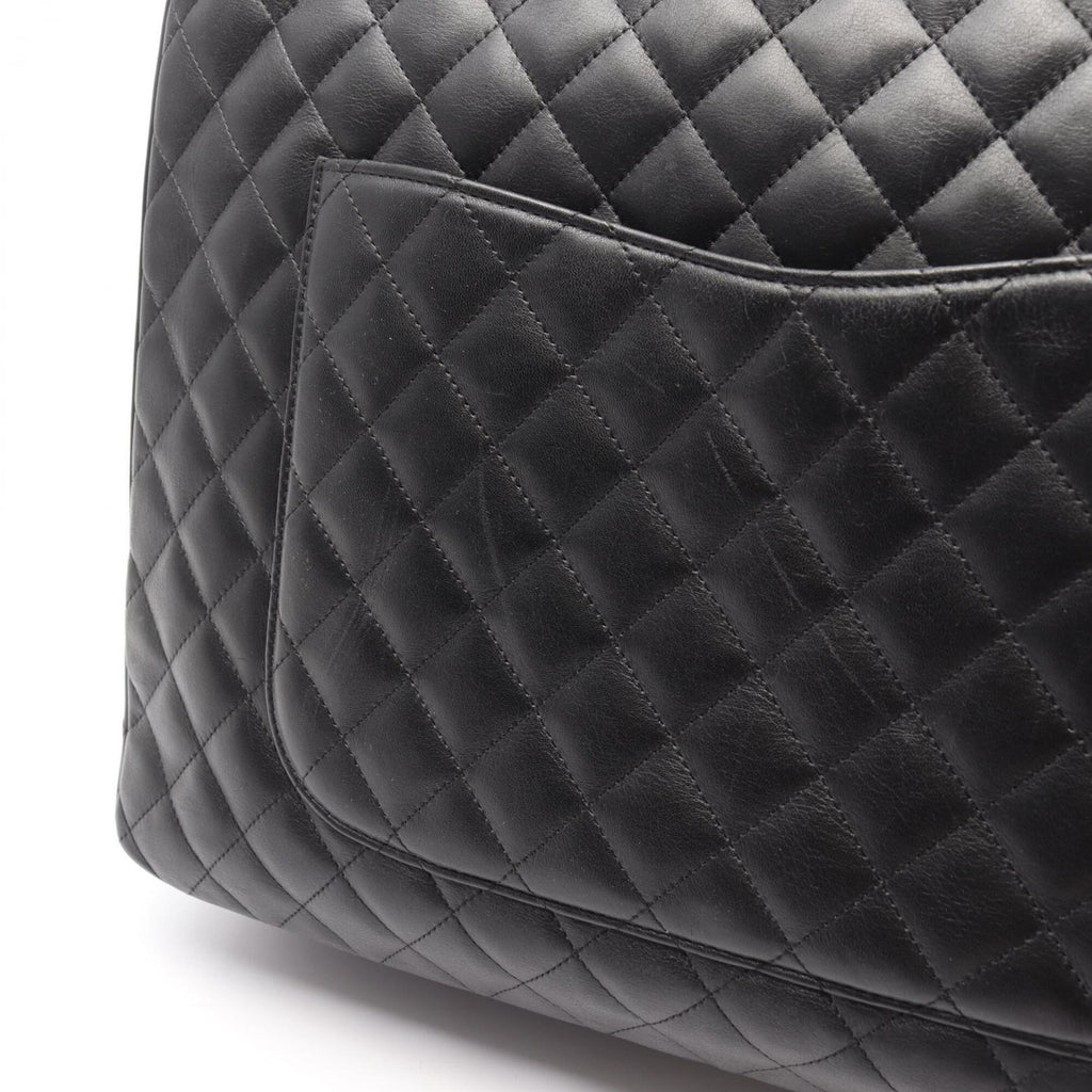 Chanel Black Gray Cambon Ligne Handbag Shoulder Bag