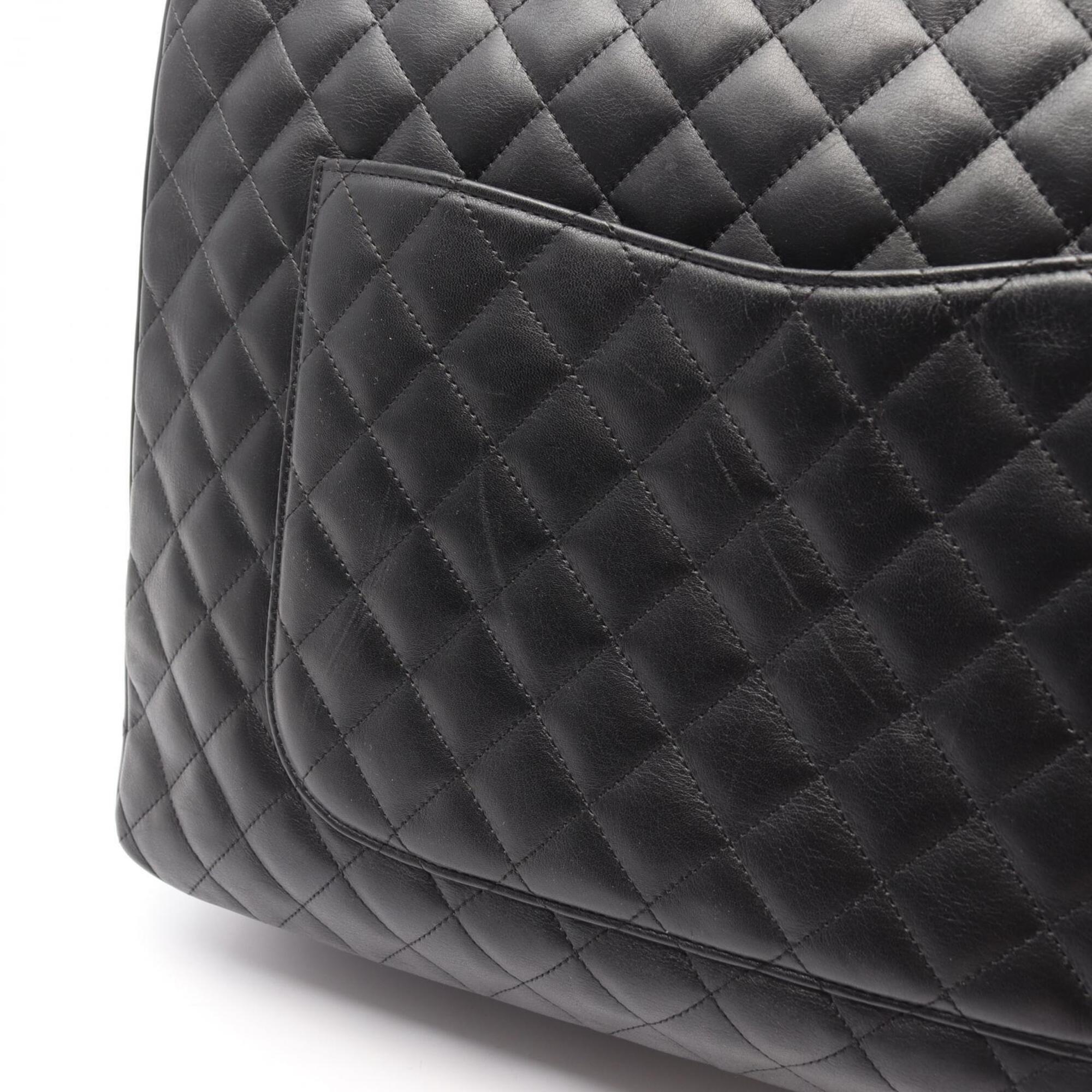 Chanel Black Gray Cambon Ligne Handbag Shoulder Bag