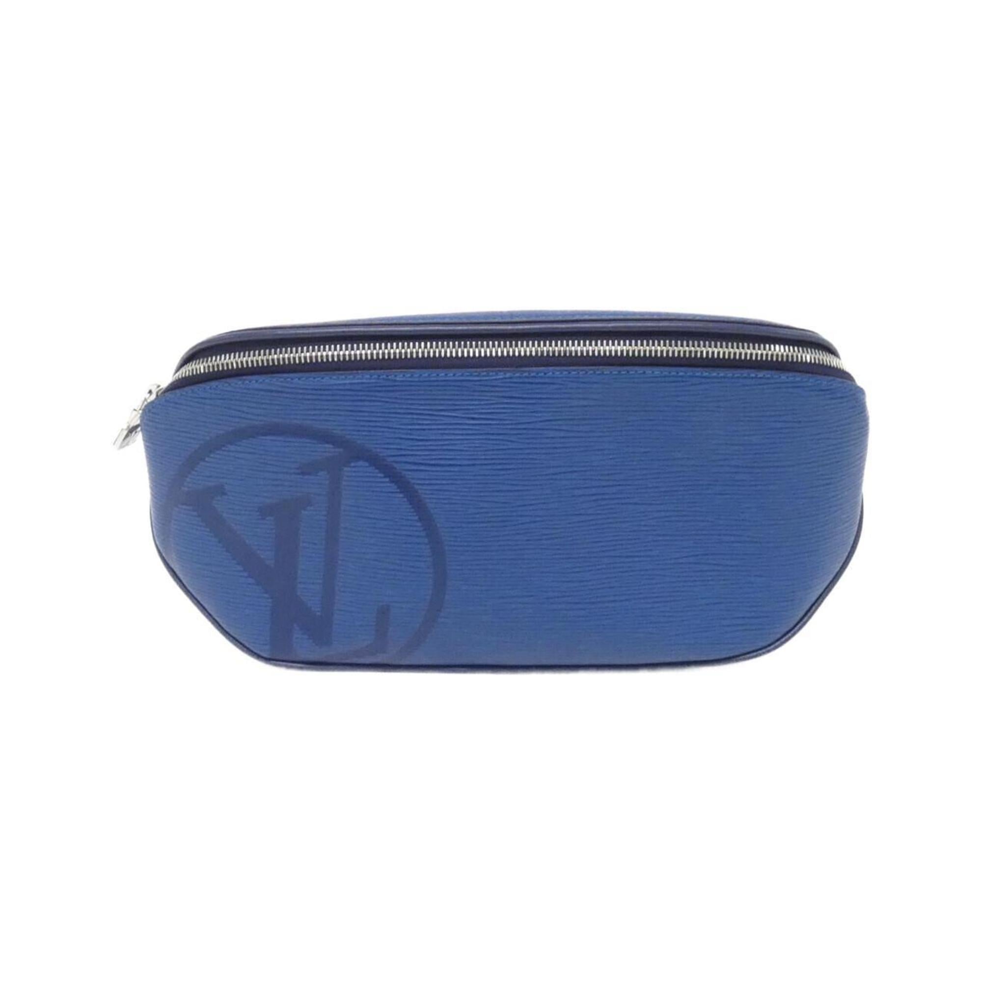 Louis Vuitton Epi Azur Blue Leather Shoulder Bag