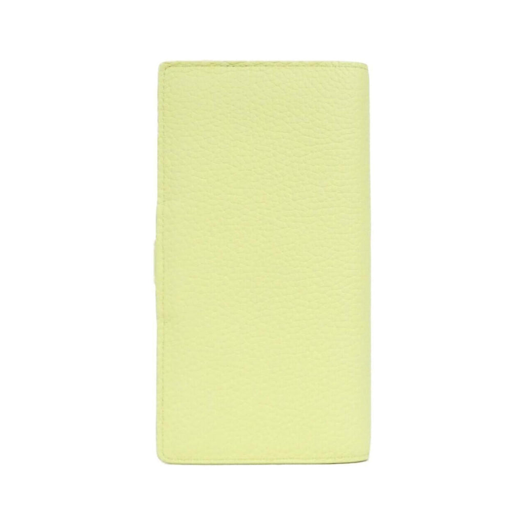 Louis Vuitton Green Leather Long Wallet
